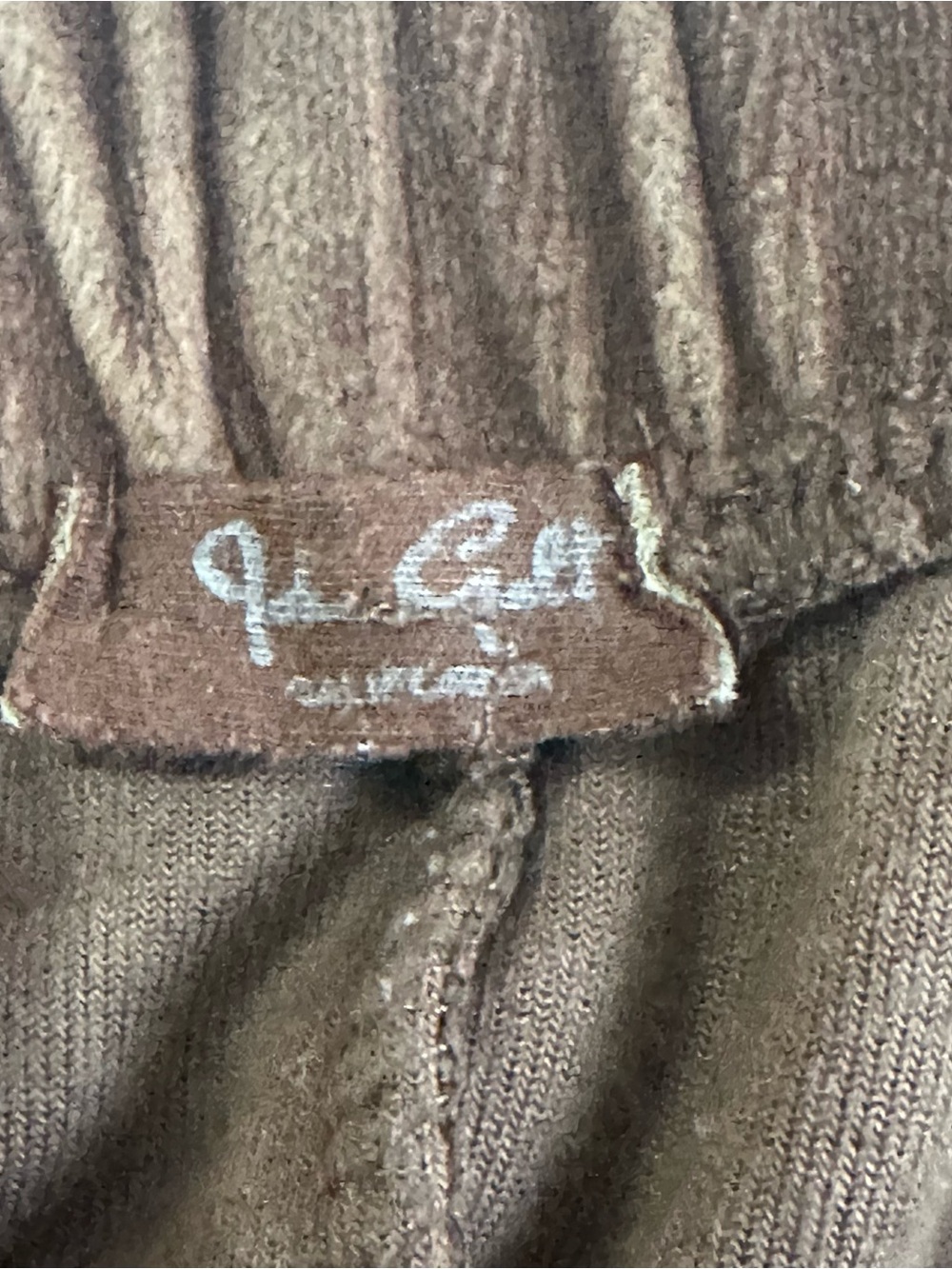 Kids Brown Velour Wide-Leg Bottoms - Picture 7 of 8